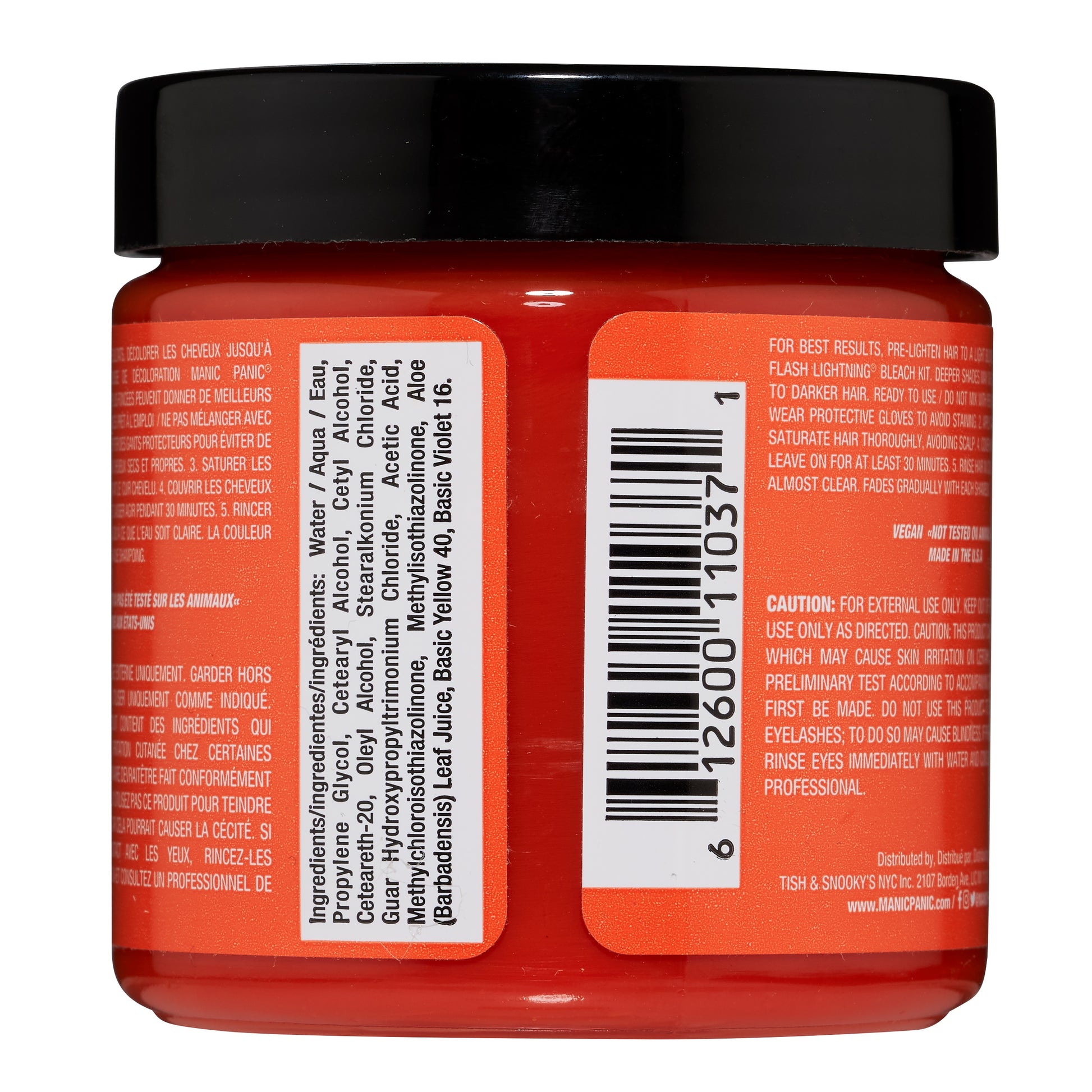 Manic Panic Electric Tiger Lily Jar 118ml - Salon Warehouse