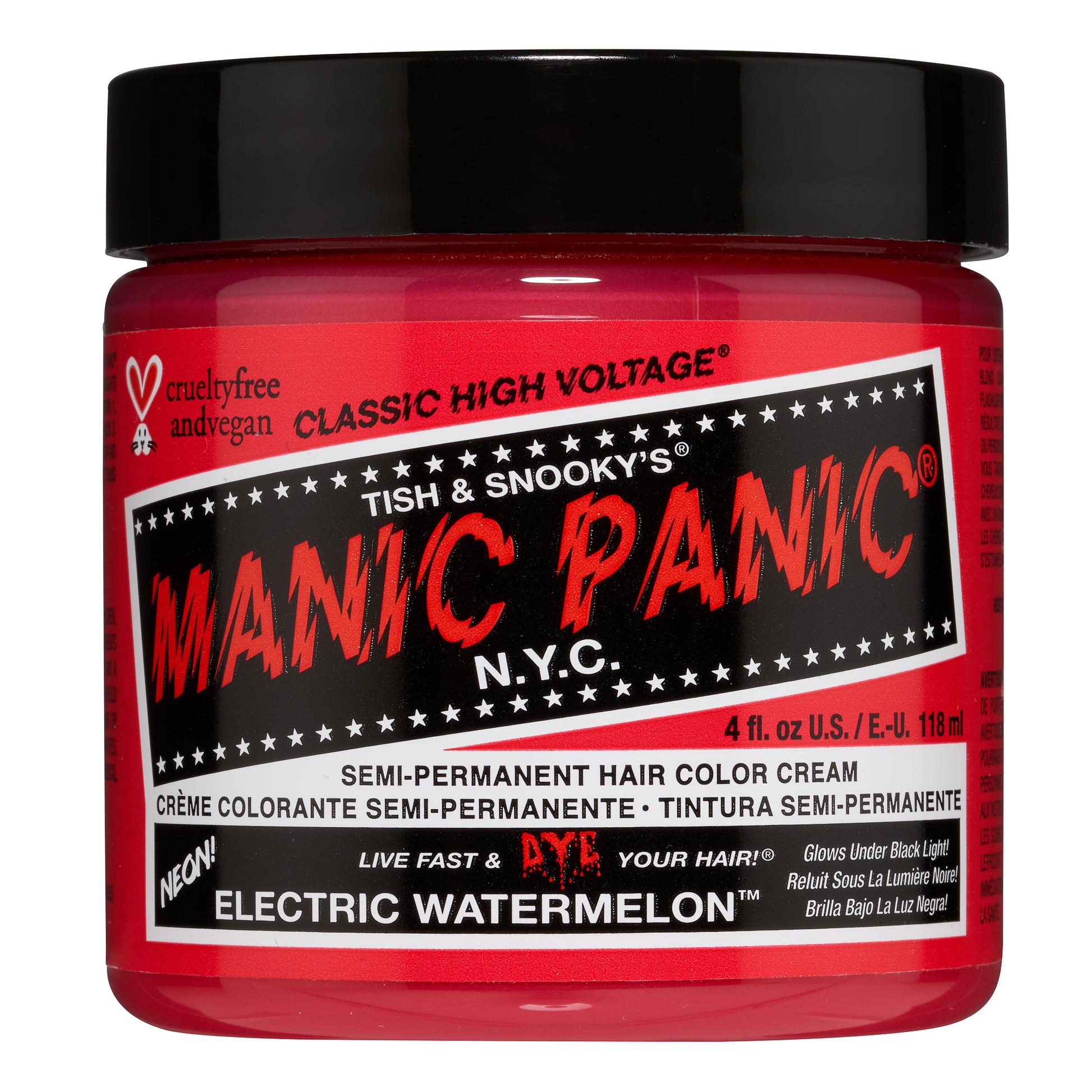 Manic Panic Electric Watermelon Jar 118ml - Salon Warehouse