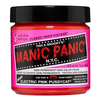 Manic Panic Electric Pink Pussycat Jar 118ml - Salon Warehouse