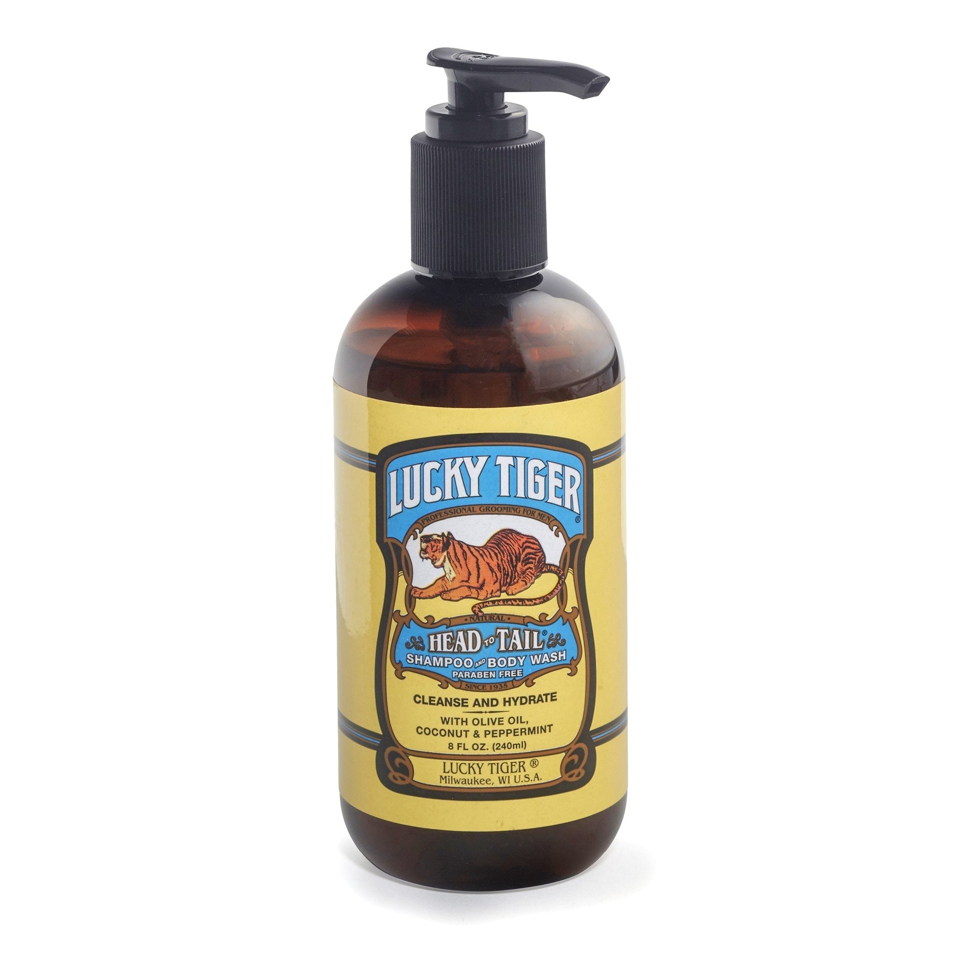 Lucky Tiger Head to Tail Shampoo & Body Wash 240ml