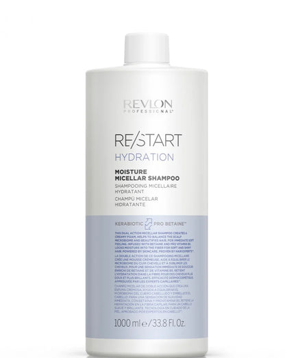 Revlon Re/Start Hydration Moisture Micellar Shampoo 1000ml & Melting Conditioner 750ml Duo - Salon Warehouse