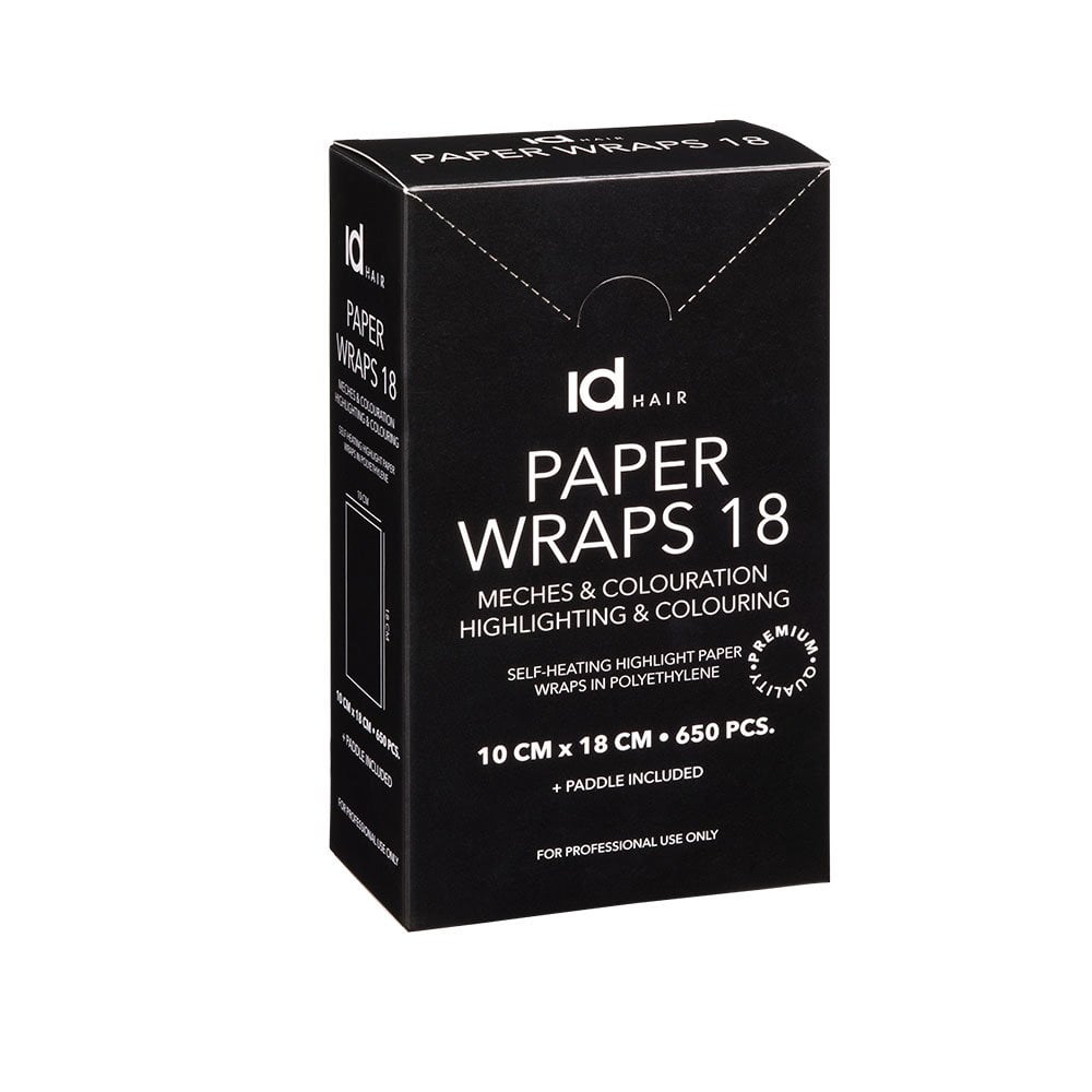 idHAIR Paper Wraps 10x18cm Small 650pcs - Salon Warehouse