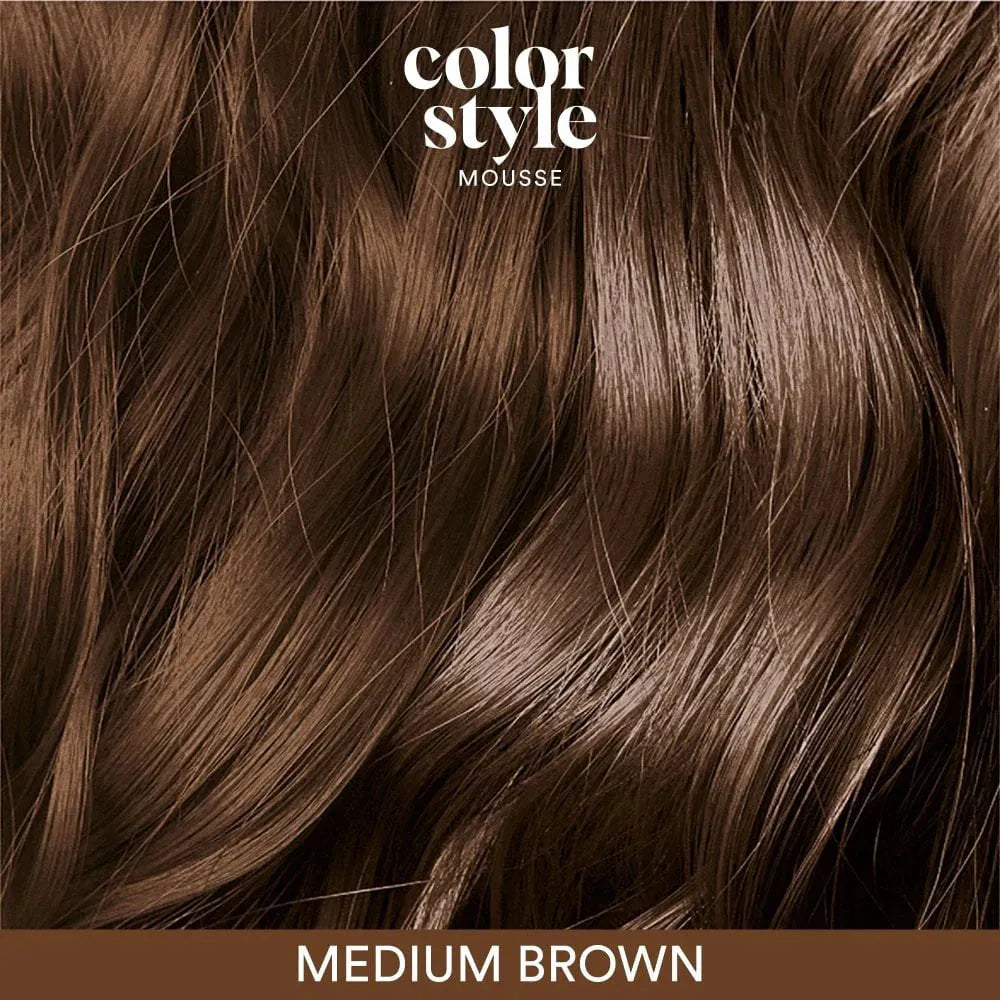 Indola Colour Style Mousse Medium Brown 200ml - Salon Warehouse 