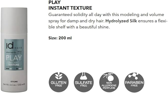 idHAIR Elements Xclusive Instant Texture 200ml - Salon Warehouse