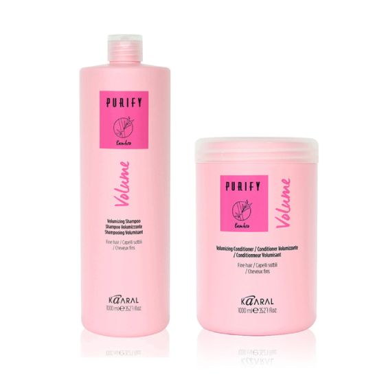 Kaaral Purify Volume Shampoo & Conditioner 1000ml Duo - Salon Warehouse