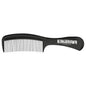 KING BROWN Handle Comb - Black