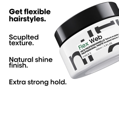 L'Oréal Tecni.Art Flex Web Sculpting Paste 150ml - NEW LOOK