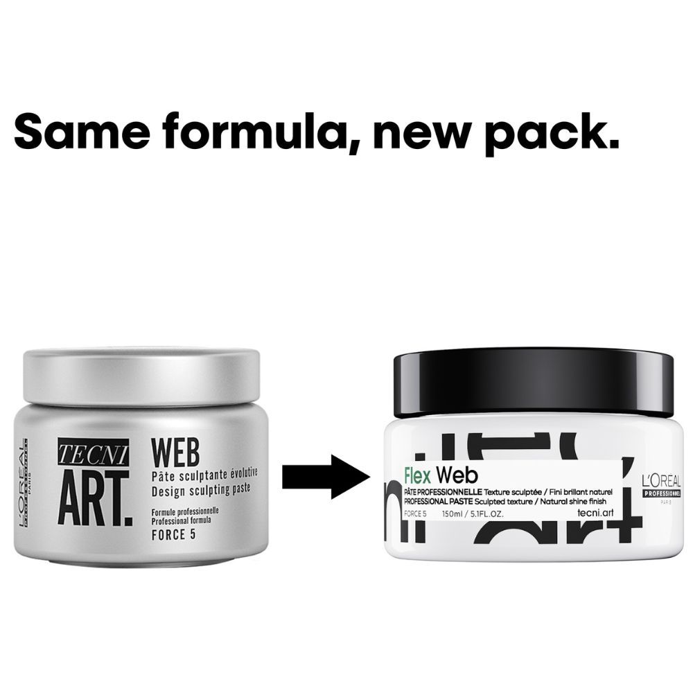 L'Oréal Tecni.Art Flex Web Sculpting Paste 150ml - NEW LOOK