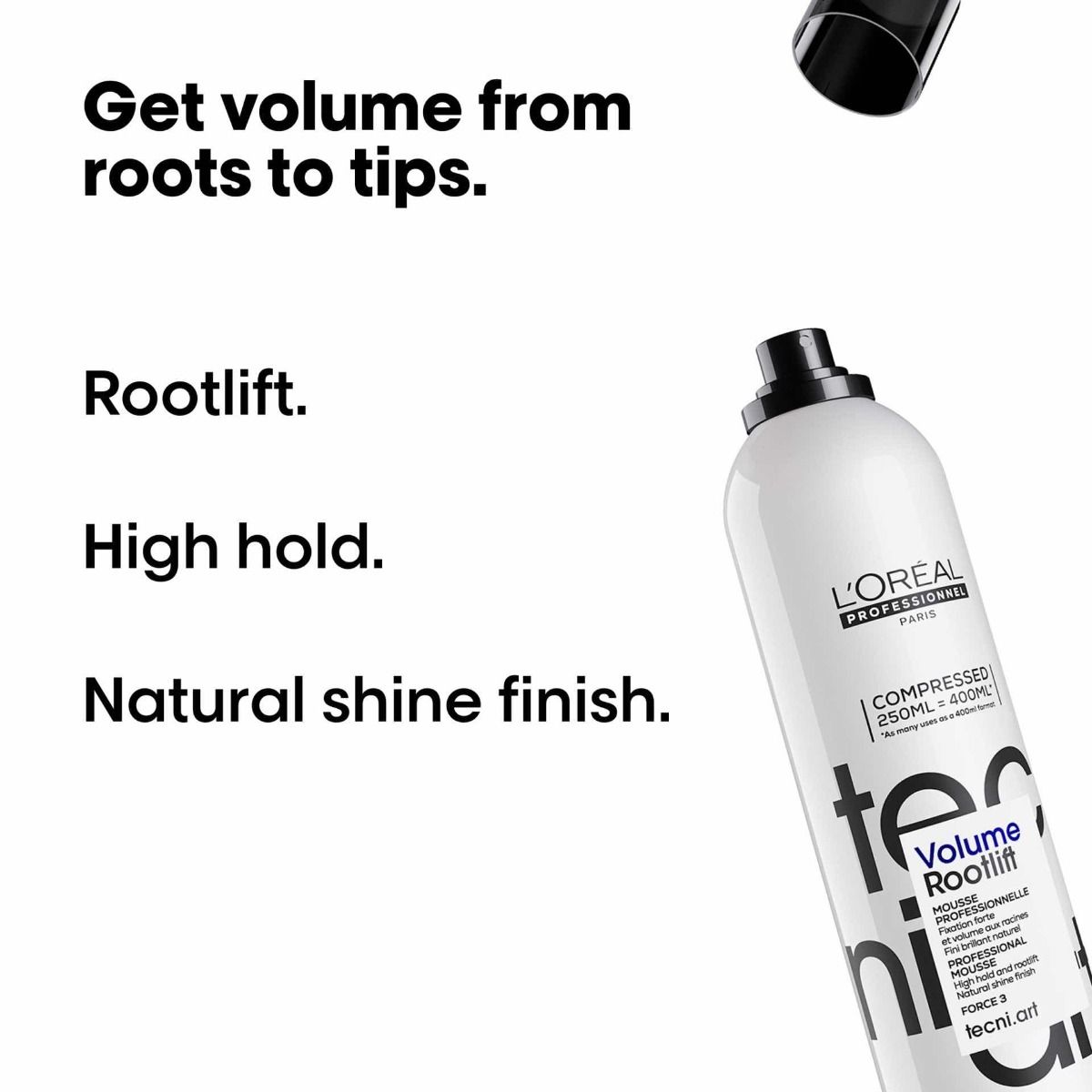 L'Oréal Tecni.Art Volume Rootlift Mousse 250ml - NEW LOOK