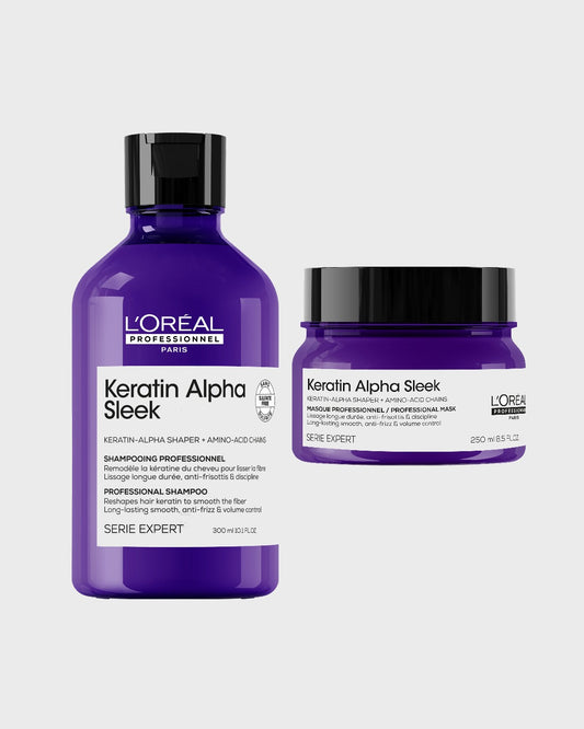 L'Oreal Professionnel Keratin Alpha Sleek Duo Pack