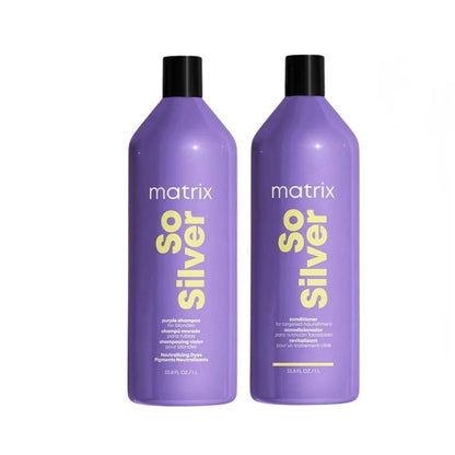Matrix Total Results So Silver Shampoo and Conditioner 1000ml Duo