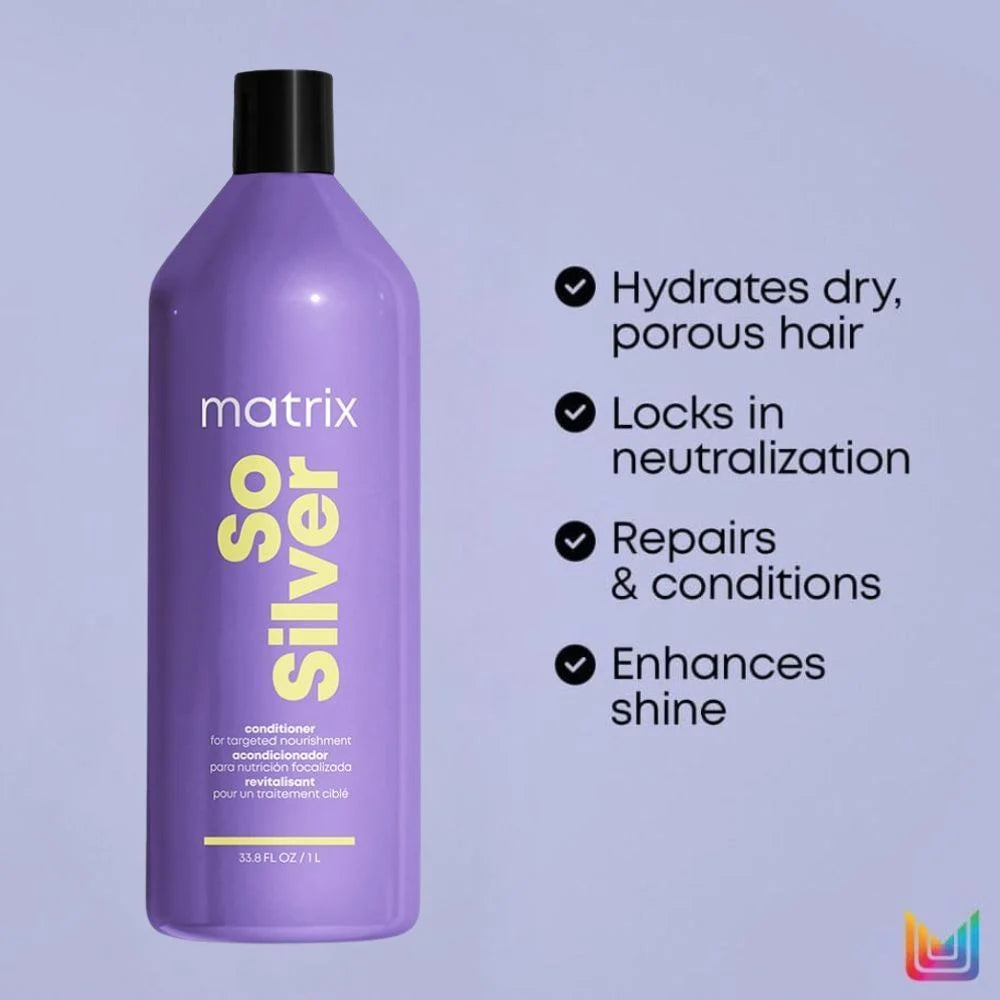 Matrix Total Results So Silver Shampoo and Conditioner 1000ml Duo