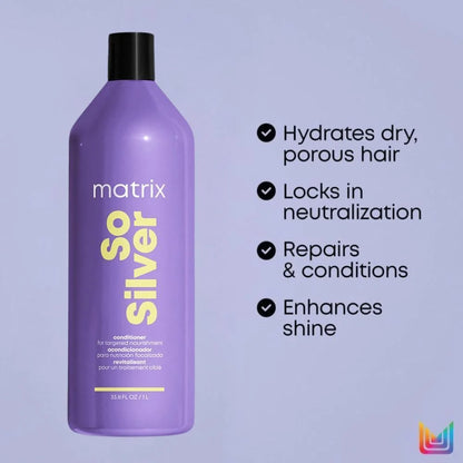 Matrix Total Results So Silver Shampoo and Conditioner 1000ml Duo