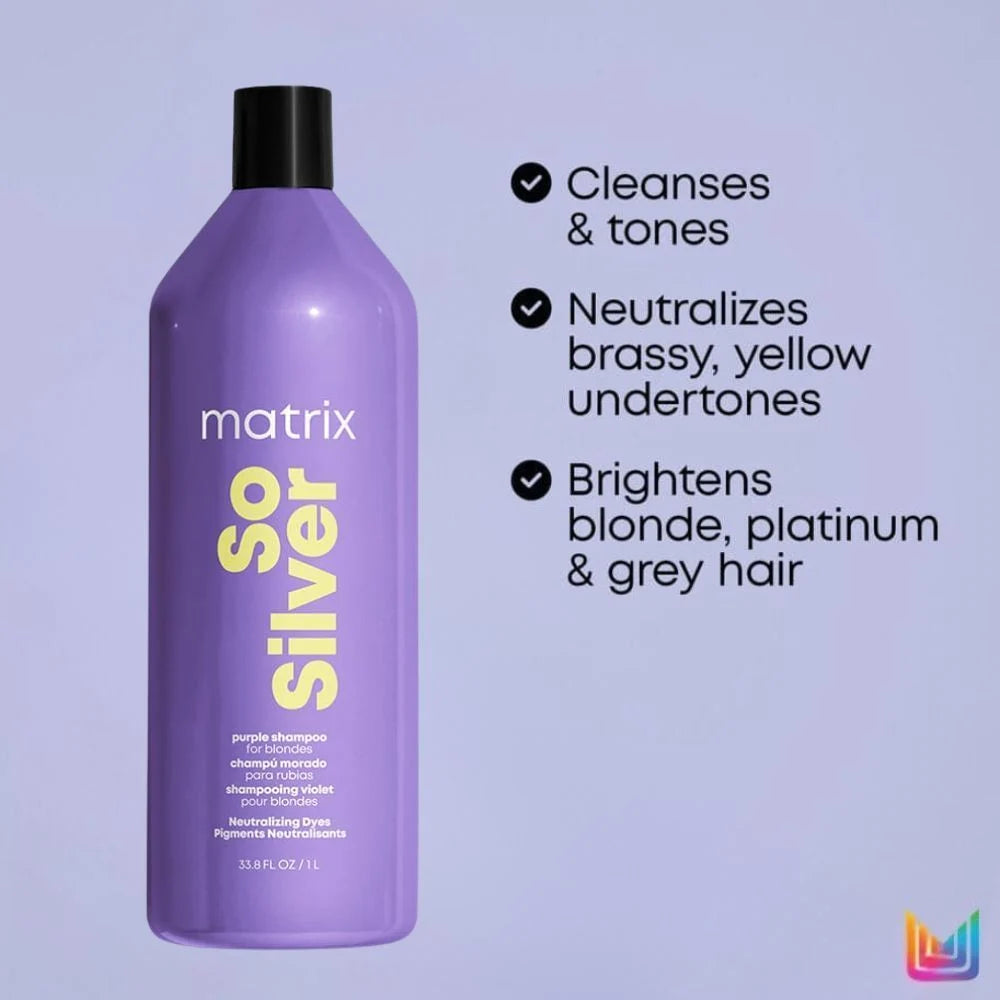 Matrix Total Results So Silver Shampoo and Conditioner 1000ml Duo