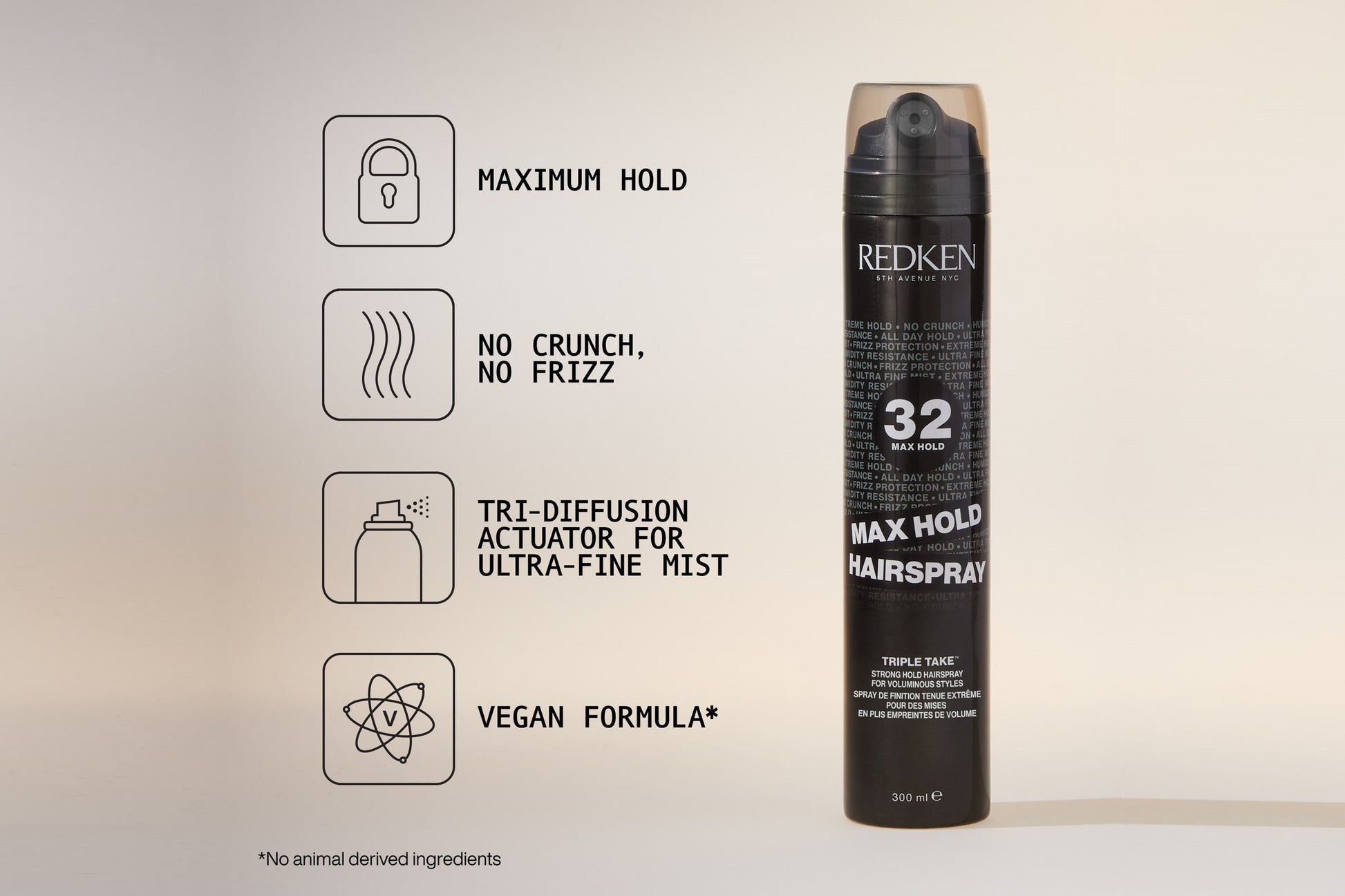 Redken Max Hold Hairspray 270g - Salon Warehouse