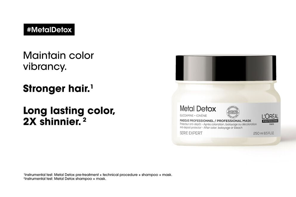 L'Oréal Professionnel Serie Expert Metal Detox Shampoo & Mask Duo - Salon Warehouse