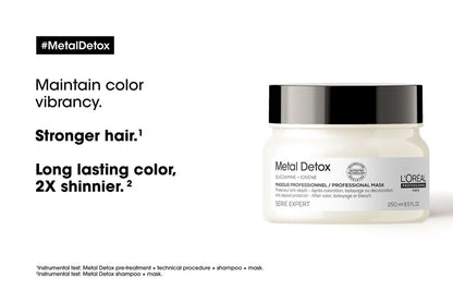 L'Oréal Professionnel Serie Expert Metal Detox Shampoo & Mask Duo - Salon Warehouse