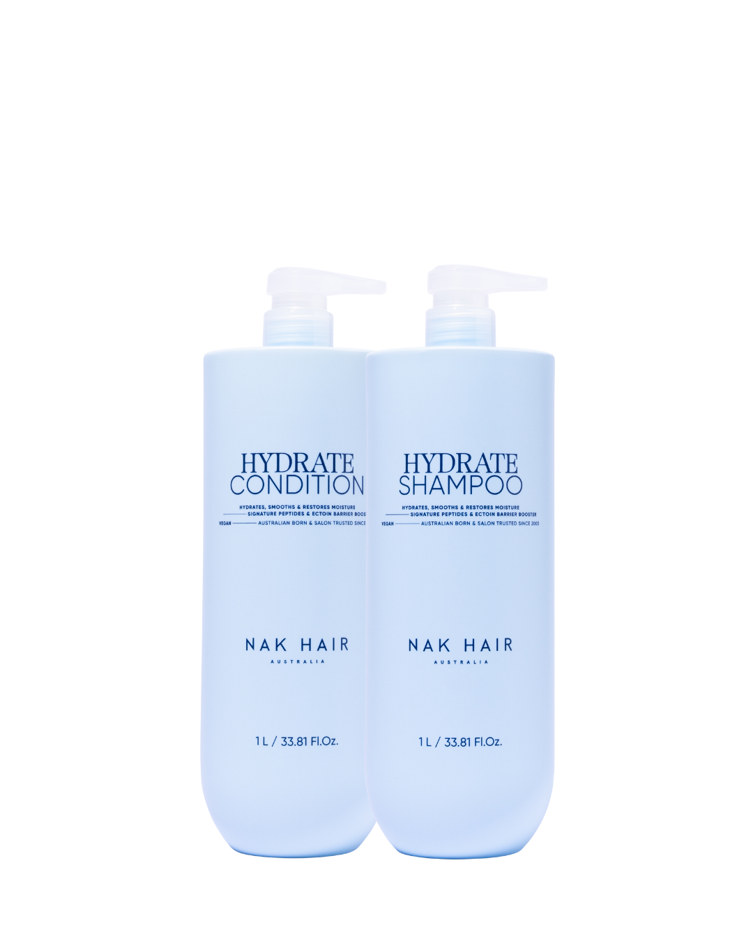 NAK Signature Hydrate Shampoo & Conditioner 1000ml Duo NEW