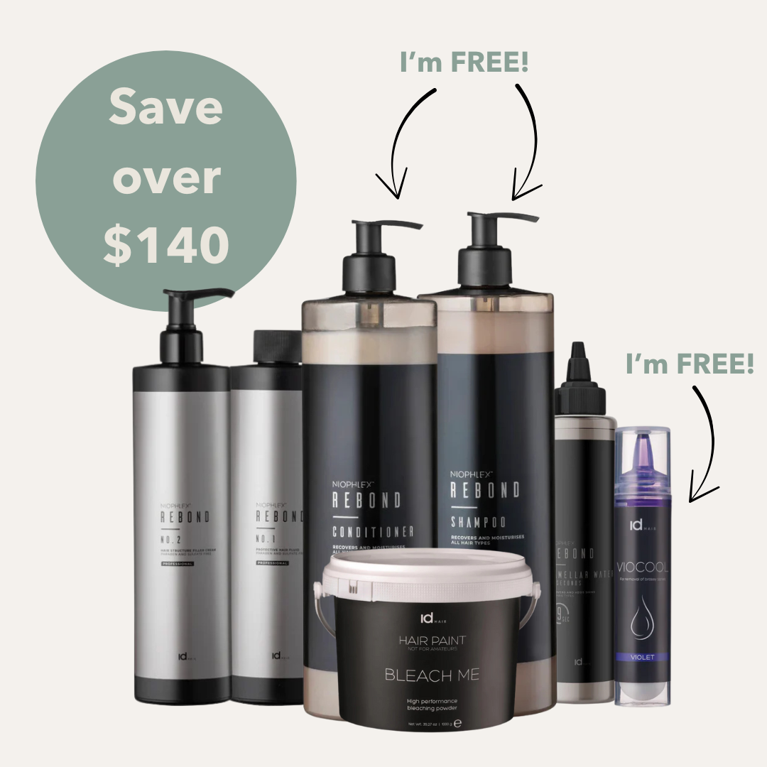 idHAIR Niophlex Rebond Strong Blondes Small Bundle - Opening Deal