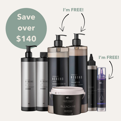 idHAIR Niophlex Rebond Strong Blondes Small Bundle - Opening Deal