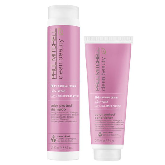 Clean Beauty By Paul Mitchell Colour Protect Shampoo & Conditioner 250ml Duo