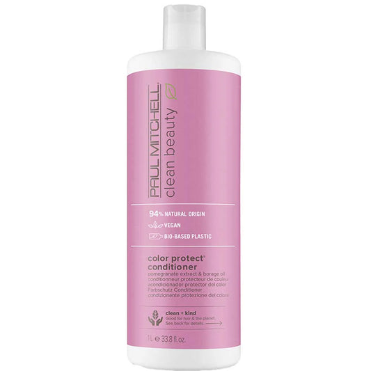 Paul Mitchell Clean Beauty Colour Protect Conditioner 1000ml - Salon Warehouse 