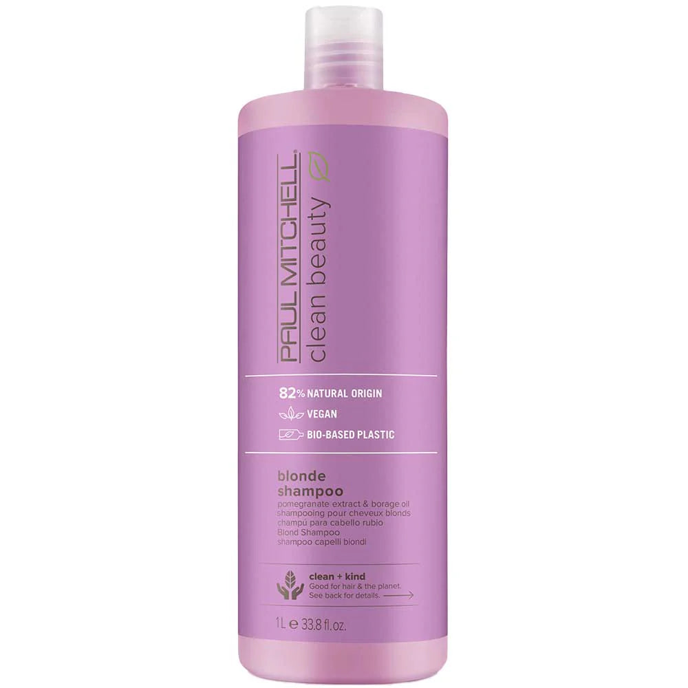 Paul Mitchell Clean Beauty Blonde Shampoo 1000ml - Salon Warehouse 