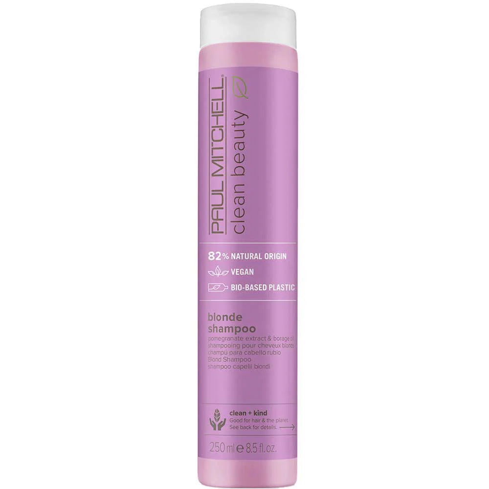 Paul Mitchell Clean Beauty Colour Protect Blonde Shampoo 250ml - Salon Warehouse 