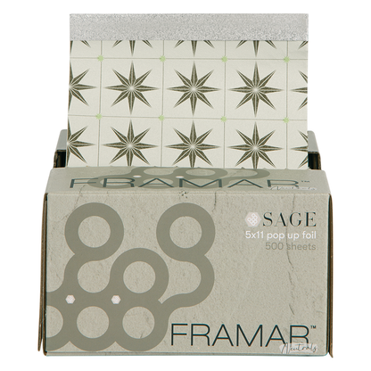 FRAMAR Neutrals Sage Pop Up Foil - 500 Sheets 12.7cm x 27.9cm