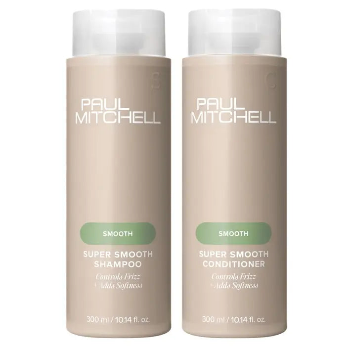 Paul Mitchell Super Smooth Shampoo 300ml & Conditioner 300ml Duo