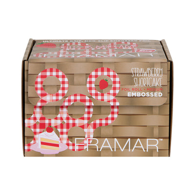 FRAMAR Strawberry Shortcake Embossed Roll - 12.7cm x 97.5mtr