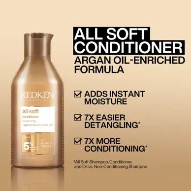 Redken All Soft Shampoo & Conditioner 300ml Duo Gift Pack