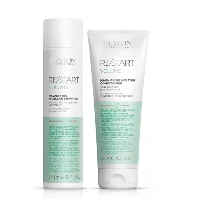 Revlon Re/Start Volume Magnifying Micellar Shampoo 250ml & Melting Conditioner 200ml Duo