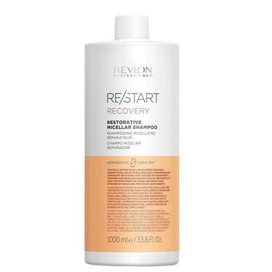 Revlon Re/Start Recovery Restorative Micellar Shampoo 1000ml - Salon Warehouse