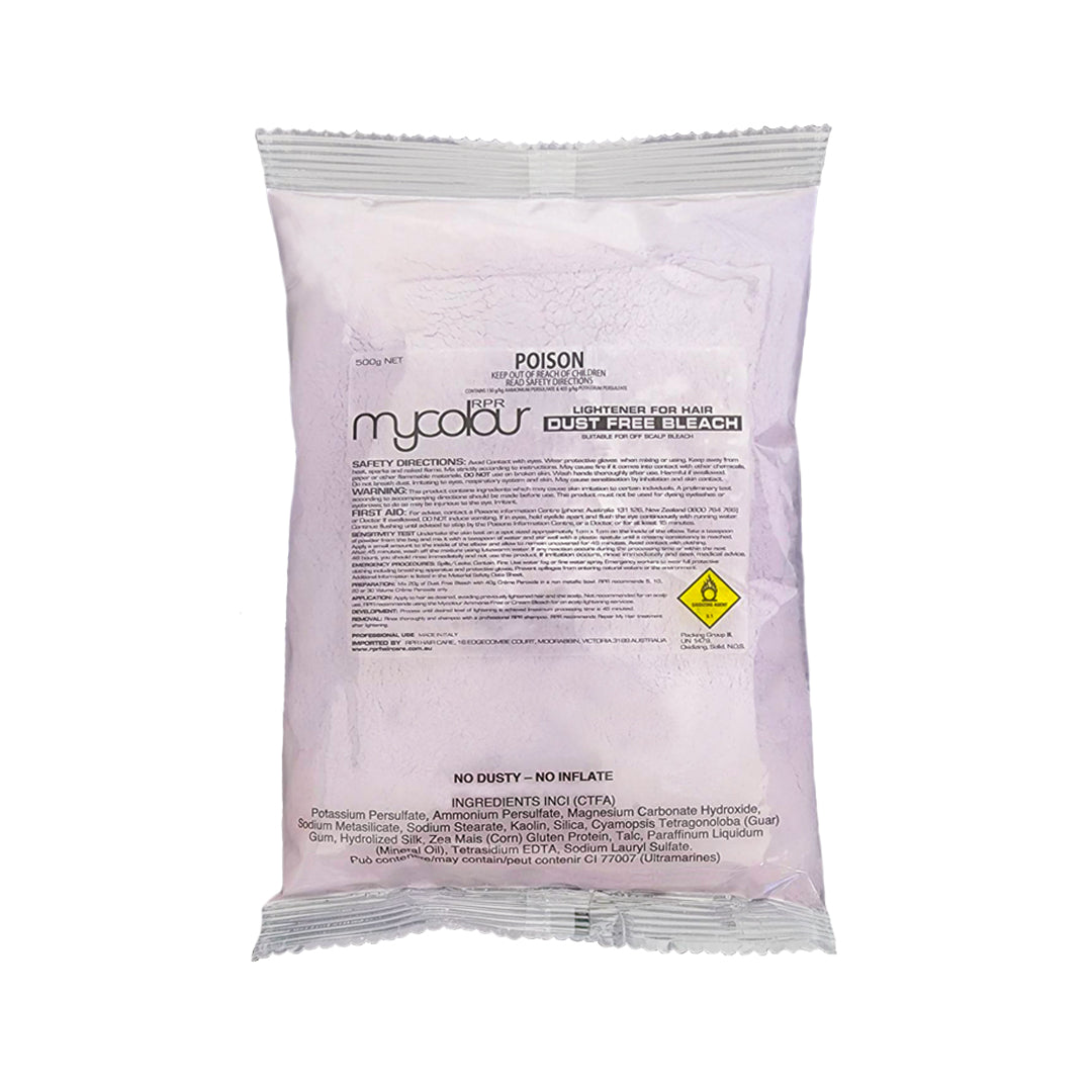 RPR MyColour Dust Free Violet Bleach Powder 500g - Salon Warehouse