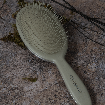 FRAMAR Neutrals Sage Detangle Brush - Birch