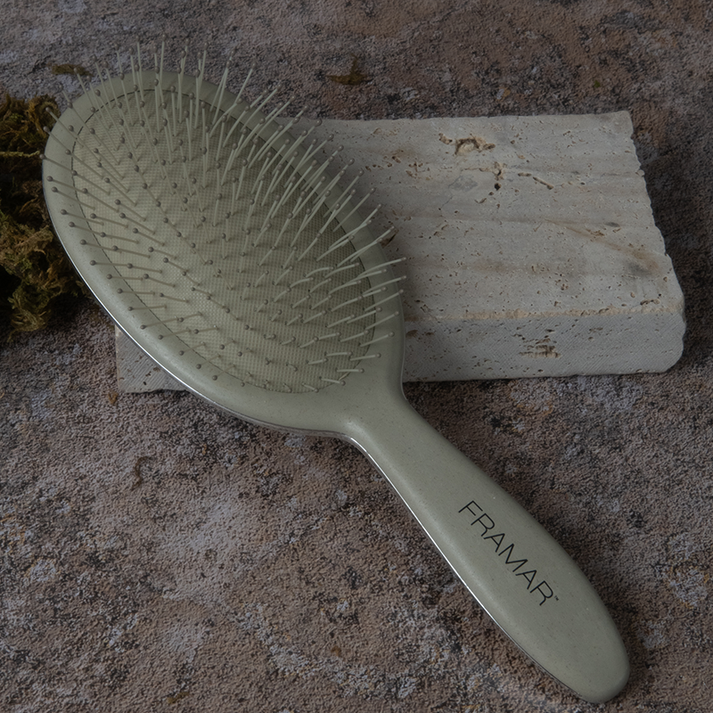 FRAMAR Neutrals Sage Detangle Brush - Birch