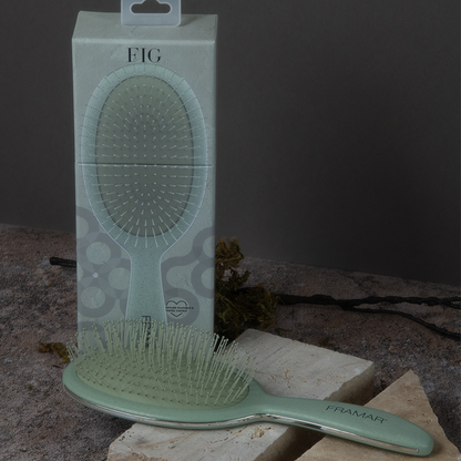 FRAMAR Neutrals Sage Detangle Brush - Fig