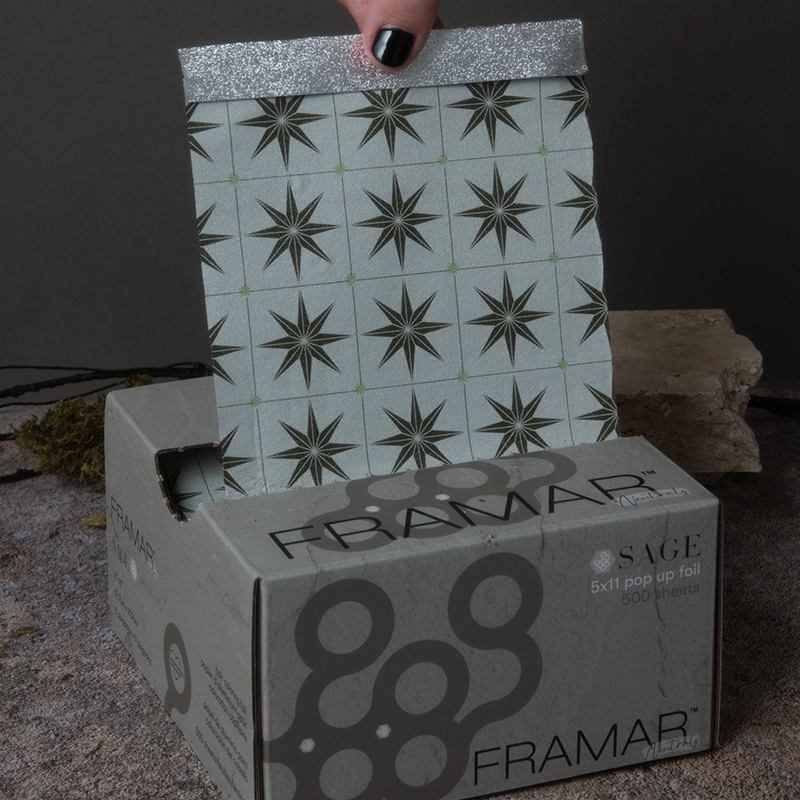 FRAMAR Neutrals Sage Pop Up Foil - 500 Sheets 12.7cm x 27.9cm