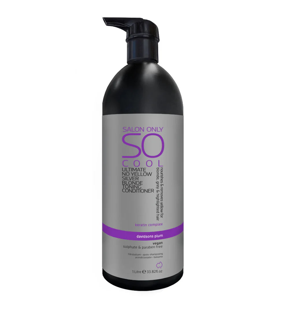 Salon Only SO Cool Ultimate Toning Shampoo & Conditioner 1000ml Duo - Salon Warehouse