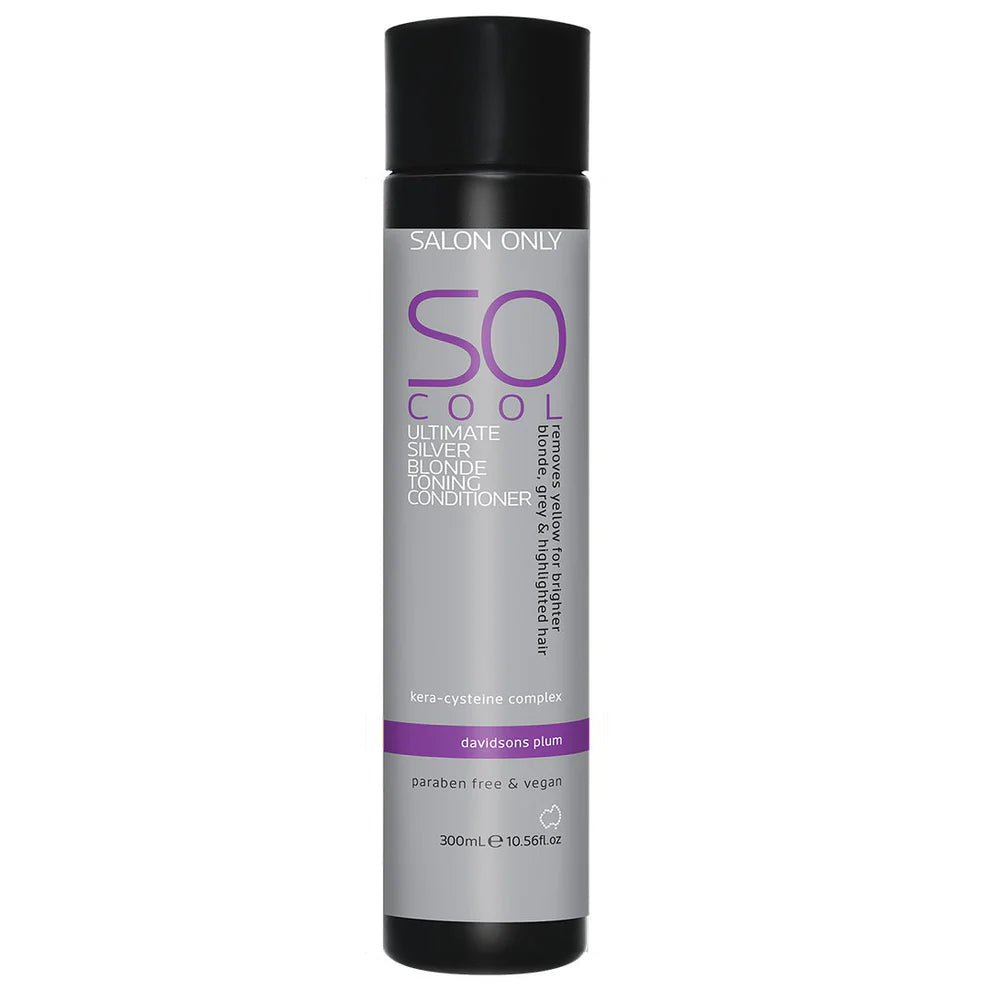 Salon Only SO Cool Ultimate Toning Shampoo & Conditioner 300ml Duo - Salon Warehouse