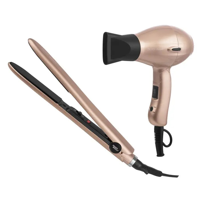 Silver Bullet Style-away Mini Dryer & Midi Straightener Duo Set - Salon Warehouse