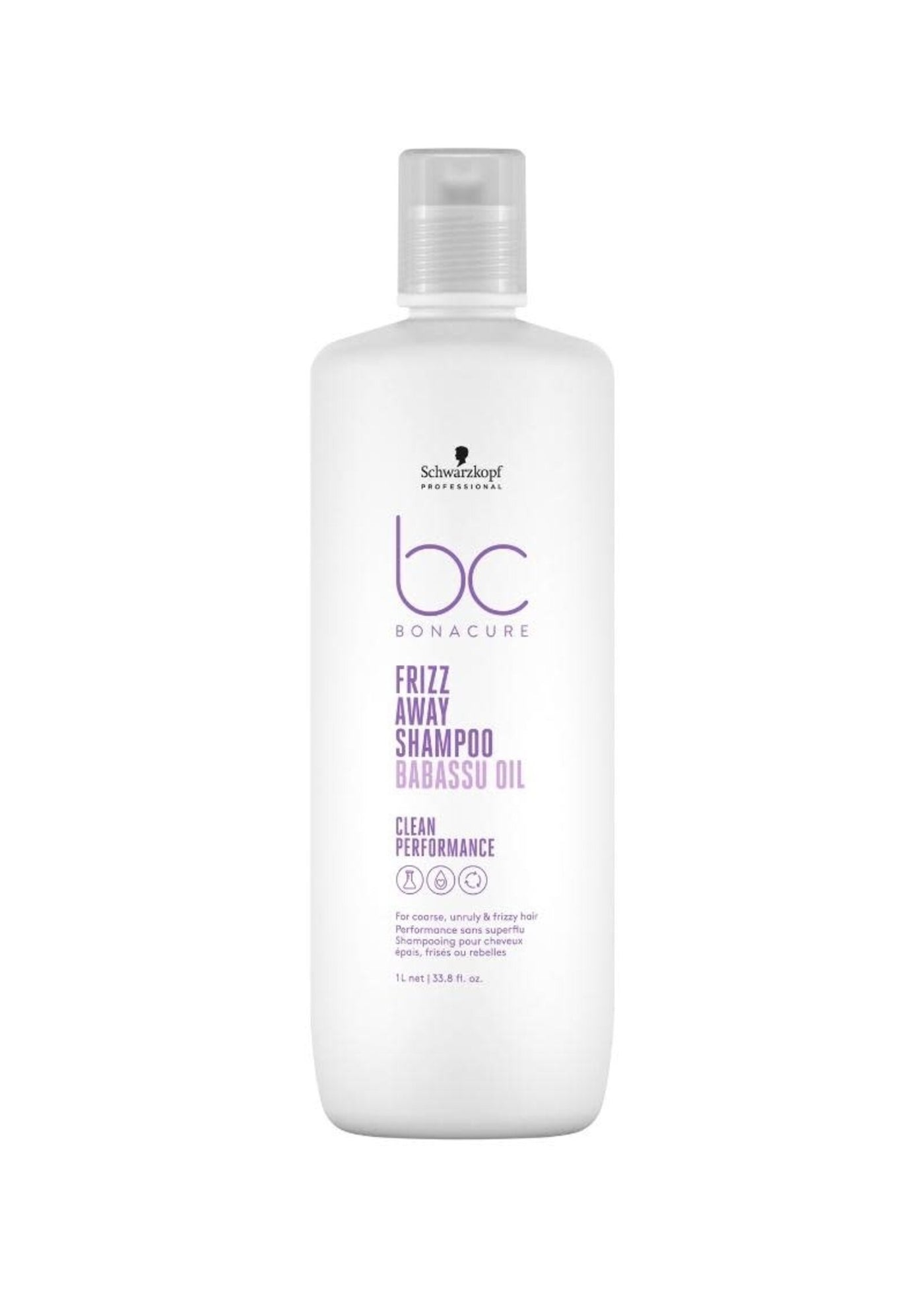 Schwarzkopf BC Bonacure Clean Performance Frizz Away Shampoo 1000ml