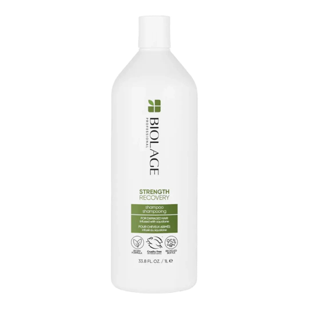 Biolage Strength Recovery Shampoo 1000ml - Salon Warehouse