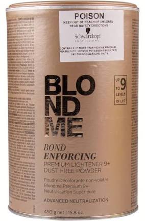 Schwarzkopf Blondme Bond Enforcing Premium Lightener 9+ Bleach 450g