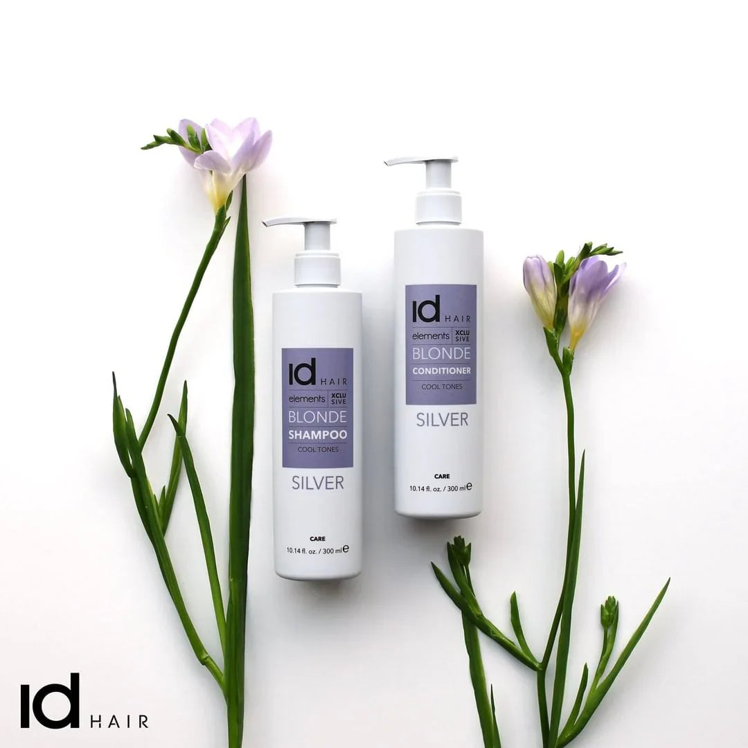 idHAIR Elements Xclusive Blonde Conditioner - Silver 300ml - Salon Warehouse