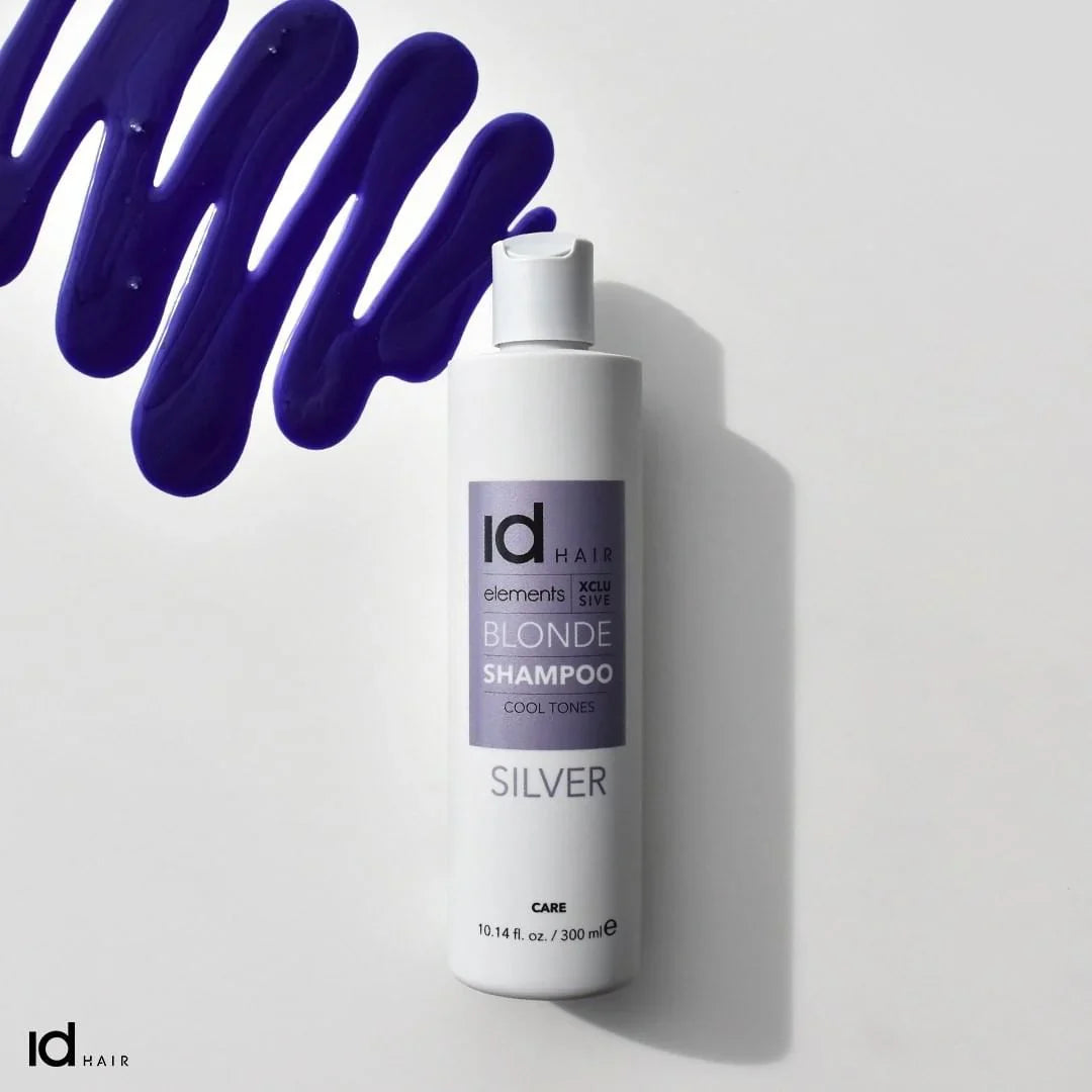 idHAIR Elements Xclusive Blonde Shampoo - Silver 300ml - Salon Warehouse