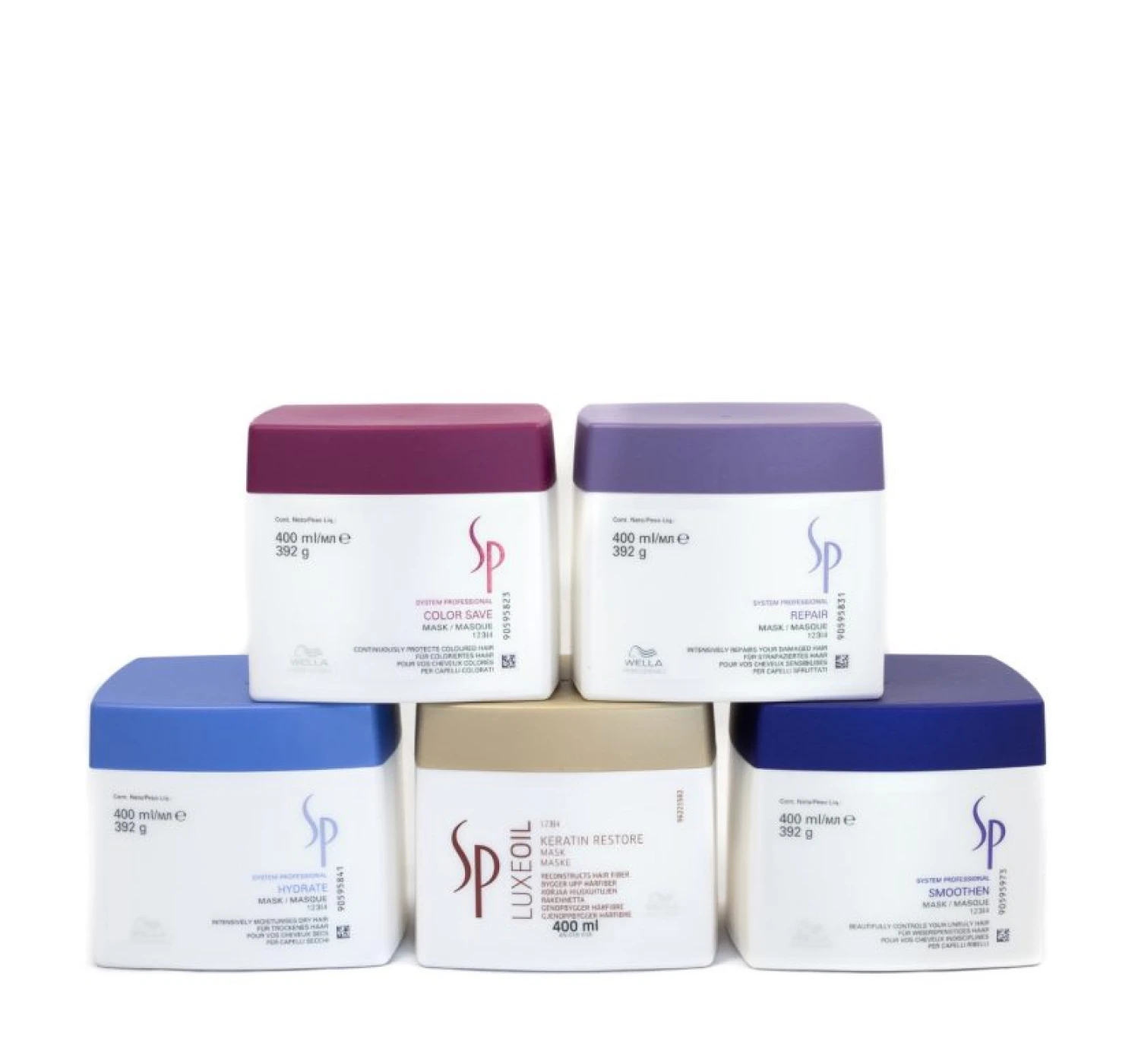 Wella SP Basin Masks 400ml x 5 Pack - Salon Warehouse