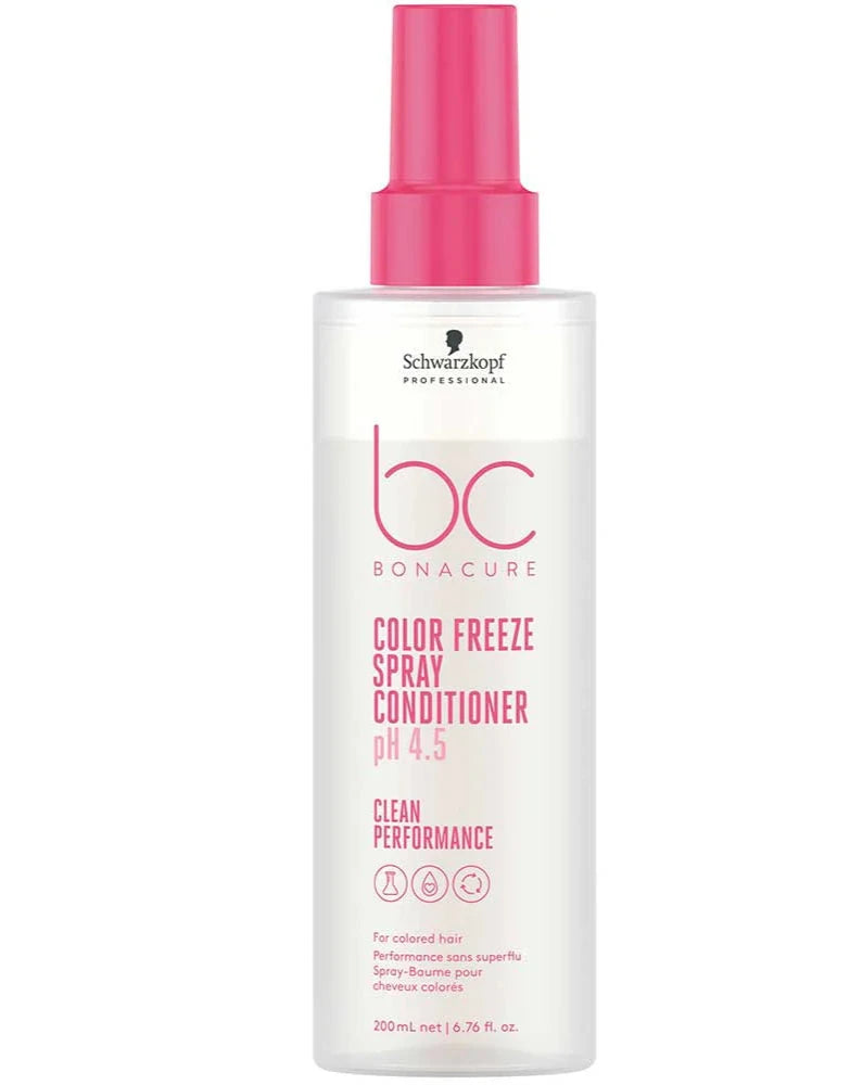 Schwarzkopf Professional Bonacure Clean Performance Ph 4.5 Color Freeze Spray Conditioner 200ml - Salon Warehouse