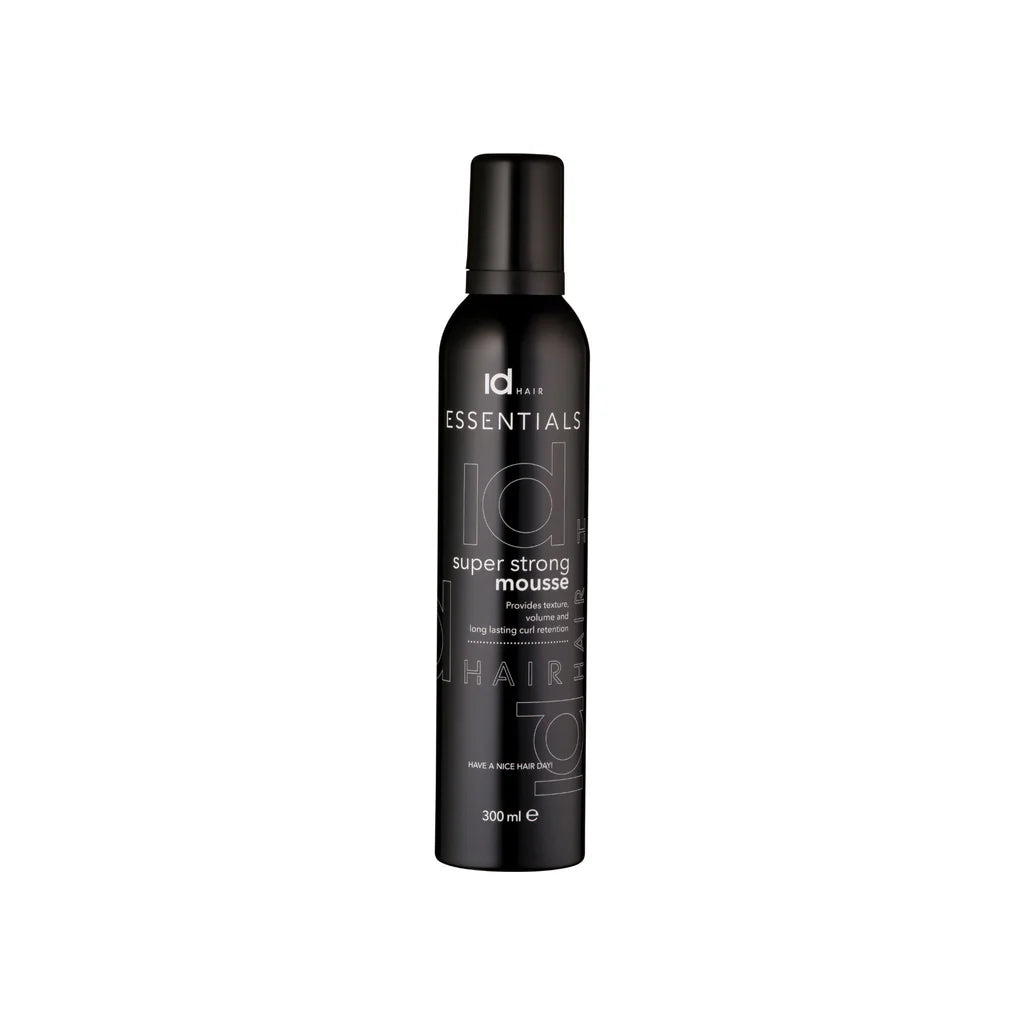 idHAIR Essentials Super Strong Hold Mousse 300ml - Salon Warehouse